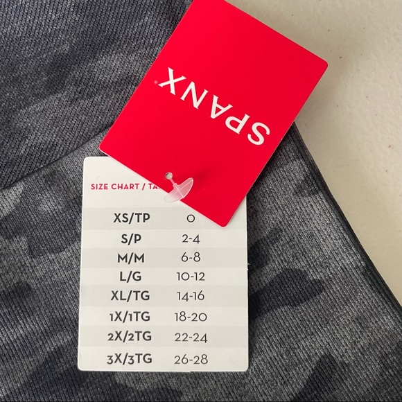 SPANX NWT LOOK AT ME NOW HIGH RISE SEAMLESS LEGGINGS HEATHER CAMO EXTRA SMALL - Picture 7 of 8